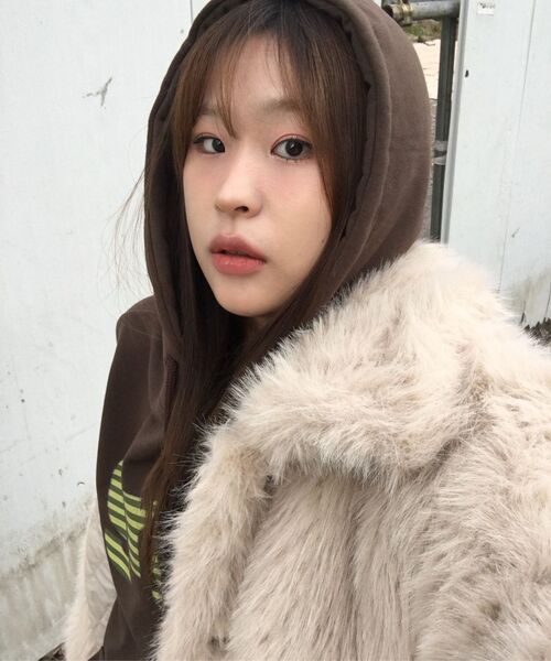 320SHOWROOM(320ショールーム)の「Fake Fur Neckline Hook 4 Button Jacket Beige(ムートンコート・レディース・その他・FREE)」の18枚目の写真