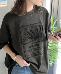 Java（ジャバ）の「《JaVaジャバコラボ》シンプル派にも推したい!綿100%グラフィック刺繍Tシャツ(半袖)（Tシャツ/カットソー）」