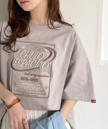 Java（ジャバ）の「《JaVaジャバコラボ》シンプル派にも推したい!綿100%グラフィック刺繍Tシャツ(半袖)（Tシャツ/カットソー）」