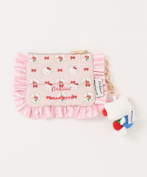 キャス キッドソン×ハローキティフリルティッシュポーチ＆マスコットチャームセット Cath Kidston × Hello Kitty フリルティッシュポーチ＆マスコット