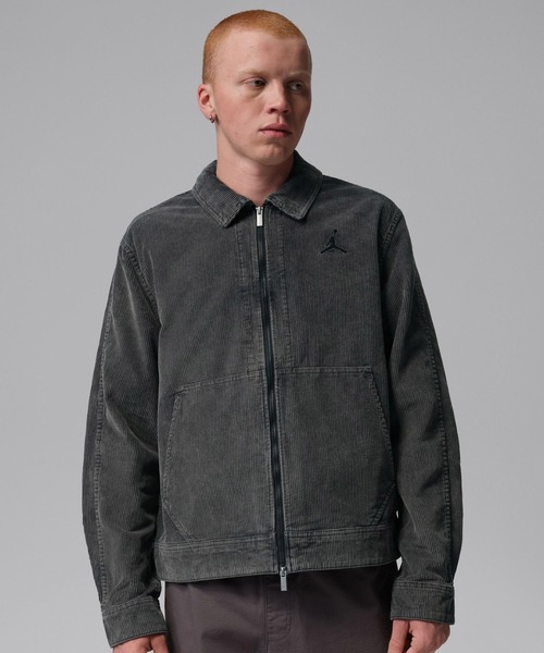 JORDAN BRAND(ジョーダンブランド)の「JORDAN BRAND M J FLT CORDUROY CHORE JKT / ジョーダン ブランド FLT コーデュロイ コア ジャケット / NIKE【SP】(その他アウター・メンズ・ブラック/カーキ・S/M/L/XL/XXL)」の1枚目の写真
