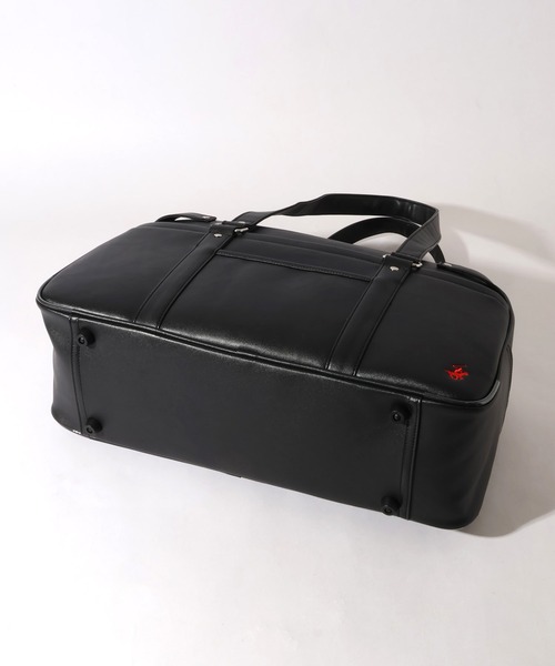 BEVERLY HILLS POLO CLUB(ビバリーヒルズポロクラブ)の「【BEVERLY HILLS POLO CLUB / ビバリーヒルズ ポロクラブ】 School Boston BAG/スクール ボストンバッグ(合成皮革)(容量:約17L)(ボストンバッグ・レディース・ブラック/ブラウン・FREE)」の7枚目の写真