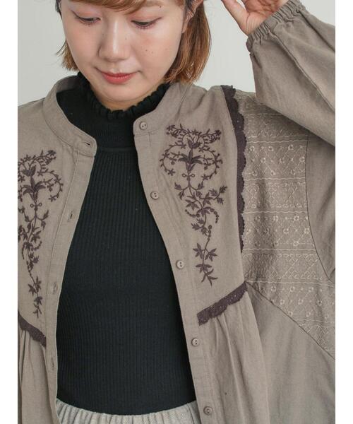 Samansa Mos2（サマンサ モスモス）の「【マシンウォッシャブル】もちもちリブフリルタートルネックニット（ニット/セーター・レディース・モカ/ブラック/オフホワイト/グリーン・F）」の19枚目の写真