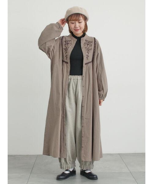 Samansa Mos2（サマンサ モスモス）の「【マシンウォッシャブル】もちもちリブフリルタートルネックニット（ニット/セーター・レディース・モカ/ブラック/オフホワイト/グリーン・F）」の21枚目の写真