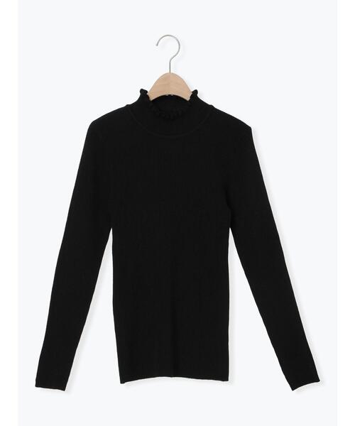 Samansa Mos2（サマンサ モスモス）の「【マシンウォッシャブル】もちもちリブフリルタートルネックニット（ニット/セーター・レディース・モカ/ブラック/オフホワイト/グリーン・F）」の22枚目の写真