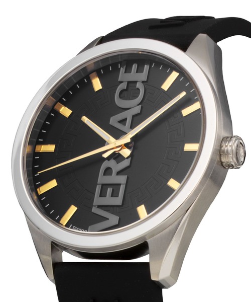 VERSACE(ヴェルサーチ)の「VERSACE/ヴェルサーチェ V-VERTICAL 腕時計 VS-VE3H00723 メンズ(アナログ腕時計・メンズ・ブラック・FREE)」の2枚目の写真