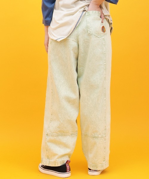 チチカカ（チチカカ）の「Orale! カラーデニムコクーンパンツ（デニムパンツ・レディース・ライトグリーン/ピンク/ブラック・FREE）」の6枚目の写真