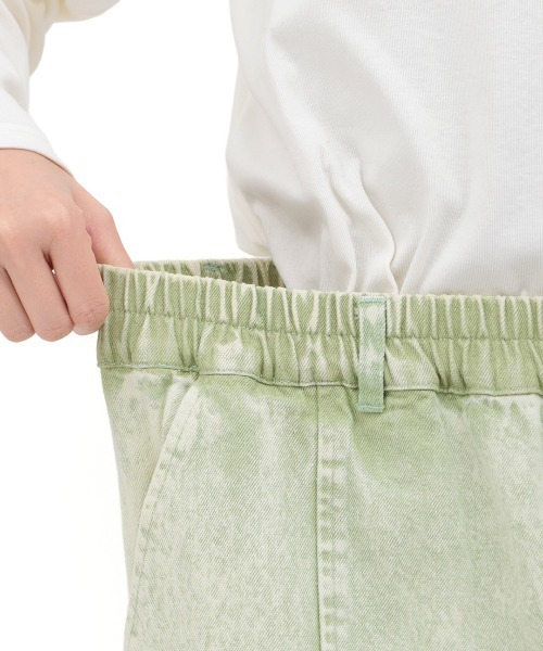 チチカカ（チチカカ）の「Orale! カラーデニムコクーンパンツ（デニムパンツ・レディース・ライトグリーン/ピンク/ブラック・FREE）」の14枚目の写真