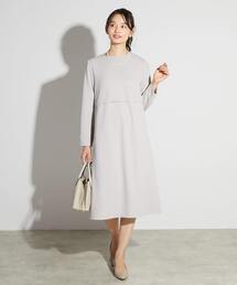 MELROSE claire（メルローズ クレール）の「【MELROSE CLAIRE noir】入卒園式・卒入学式・カットジョーゼットウエスト切り替えワンピース(一部WEB限定サイズ)（ワンピース）」