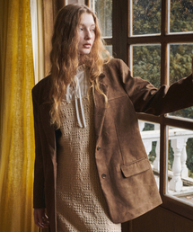 BELLOL（ベロエル）の「オーバーサイズツーボタンスエードジャケット（テーラードジャケット）」