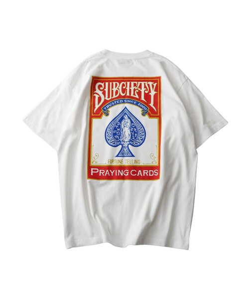 Subciety(サブサエティ)の「Praycard tee(Tシャツ/カットソー・メンズ・グリーン/ブラック/ホワイト・SMALL/MEDIUM/LARGE/X-LARGE/XX-LARGE)」の22枚目の写真
