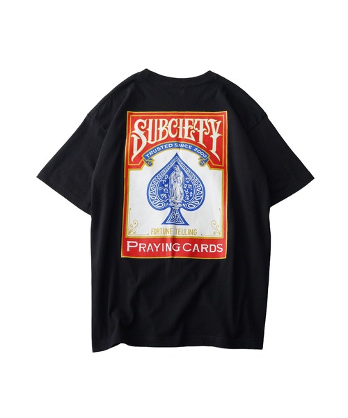Subciety（サブサエティ）の「Praycard tee（Tシャツ/カットソー・メンズ・グリーン/ブラック/ホワイト・SMALL/MEDIUM/LARGE/X-LARGE/XX-LARGE）」の6枚目の写真