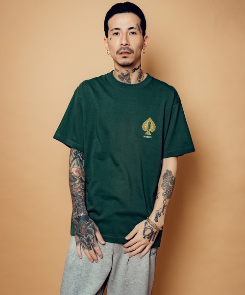 Subciety（サブサエティ）の「Praycard tee（Tシャツ/カットソー・メンズ・グリーン/ブラック/ホワイト・SMALL/MEDIUM/LARGE/X-LARGE/XX-LARGE）」の13枚目の写真
