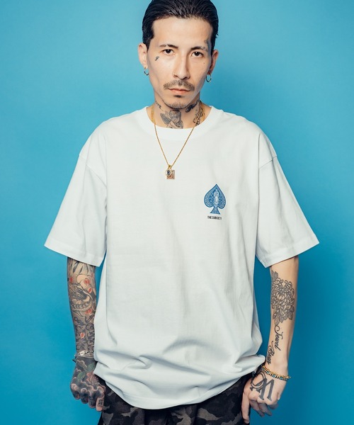 Subciety（サブサエティ）の「Praycard tee（Tシャツ/カットソー・メンズ・グリーン/ブラック/ホワイト・SMALL/MEDIUM/LARGE/X-LARGE/XX-LARGE）」の8枚目の写真