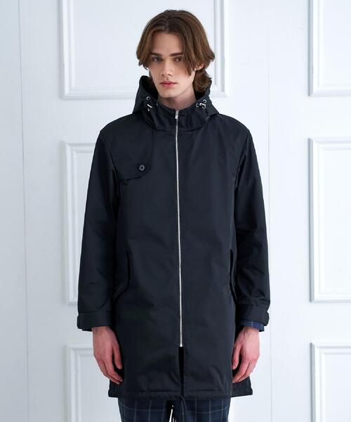DRESSTERIOR（ドレステリア）の「【撥水素材】レインプルーフ フーデッドコート（その他アウター・メンズ・ブラック/ベージュ・92/91）」の10枚目の写真