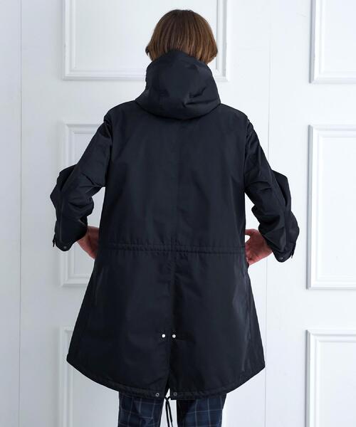 DRESSTERIOR（ドレステリア）の「【撥水素材】レインプルーフ フーデッドコート（その他アウター・メンズ・ブラック/ベージュ・92/91）」の12枚目の写真