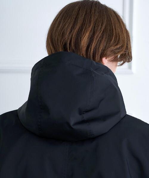 DRESSTERIOR（ドレステリア）の「【撥水素材】レインプルーフ フーデッドコート（その他アウター・メンズ・ブラック/ベージュ・92/91）」の14枚目の写真