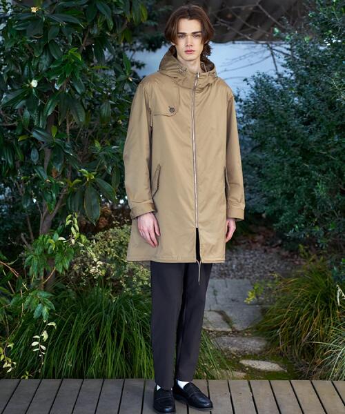 DRESSTERIOR（ドレステリア）の「【撥水素材】レインプルーフ フーデッドコート（その他アウター・メンズ・ブラック/ベージュ・92/91）」の18枚目の写真