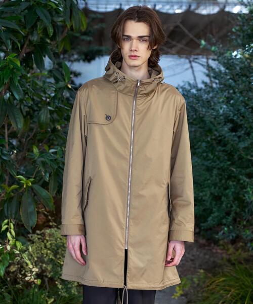 DRESSTERIOR（ドレステリア）の「【撥水素材】レインプルーフ フーデッドコート（その他アウター・メンズ・ブラック/ベージュ・92/91）」の21枚目の写真