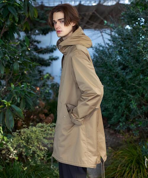 DRESSTERIOR（ドレステリア）の「【撥水素材】レインプルーフ フーデッドコート（その他アウター・メンズ・ブラック/ベージュ・92/91）」の22枚目の写真