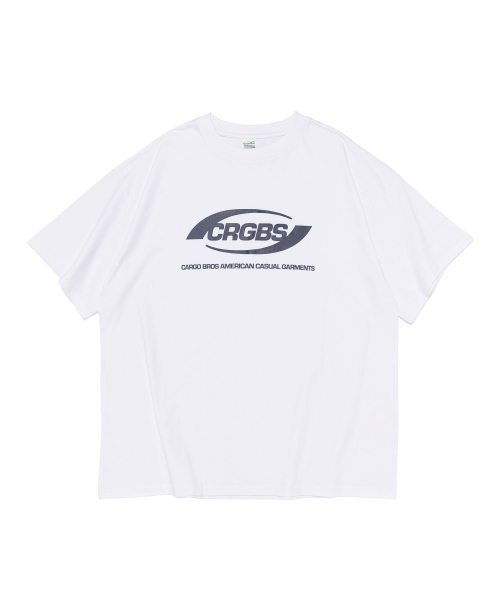 CARGOBROS(カーゴブロス)の「(ビッグサイズ) オーバーボックスロゴ半袖Tシャツ (ホワイト)(Tシャツ/カットソー・メンズ・その他・FREE)」の1枚目の写真