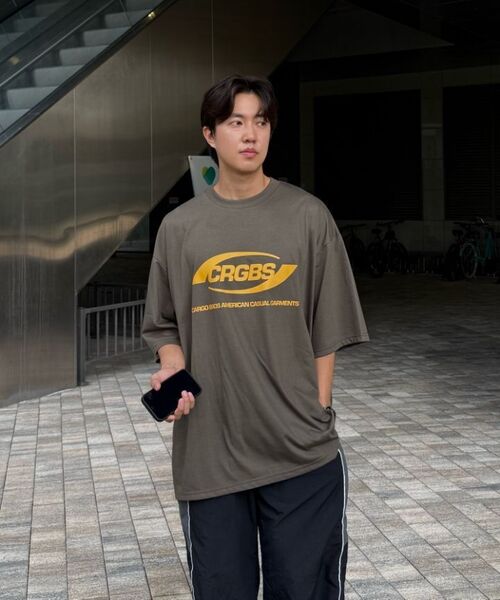 CARGOBROS(カーゴブロス)の「(ビッグサイズ) オーバーボックスロゴ半袖Tシャツ (ホワイト)(Tシャツ/カットソー・メンズ・その他・FREE)」の12枚目の写真
