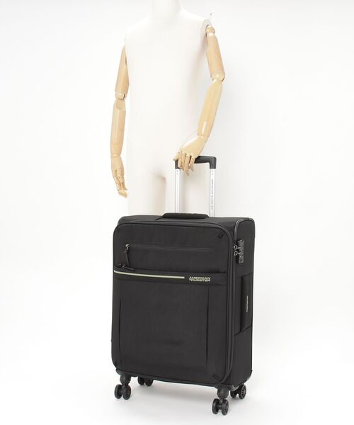 AMERICAN TOURISTER(アメリカンツーリスター)の「アメリカンツーリスター SKY BLAZE スピナー65 エキスパンダブル ブラック(スーツケース/キャリーバッグ・メンズ・ブラック・M)」の13枚目の写真