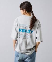 【KELTY / ケルティ】Back Typo Logo T-Shirt / バックタイプロゴTシャツ/ロゴT・ユニセックス