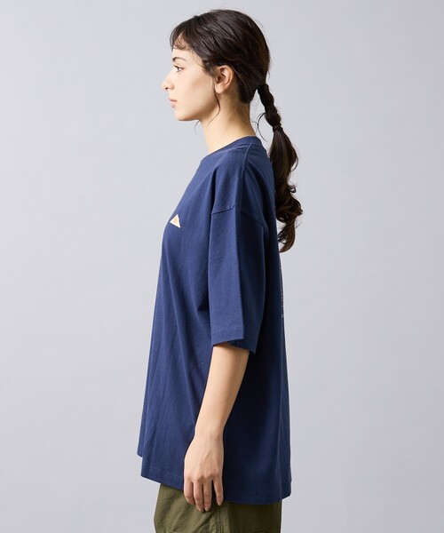 KELTY(ケルティ)の「【KELTY / ケルティ】Back Typo Logo T-Shirt / バックタイプロゴTシャツ/ロゴT・ユニセックス(Tシャツ/カットソー・メンズ・ベージュ/ネイビー/ライトグレー/ブラック/ホワイト・M/L)」の15枚目の写真