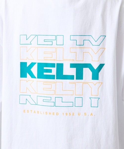 KELTY(ケルティ)の「【KELTY / ケルティ】Back Typo Logo T-Shirt / バックタイプロゴTシャツ/ロゴT・ユニセックス(Tシャツ/カットソー・メンズ・ベージュ/ネイビー/ライトグレー/ブラック/ホワイト・M/L)」の15枚目の写真