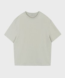 LIEU HOMME | オーバーサイズストレッチコットンTシャツ_ライトベージュ(Tシャツ/カットソー)