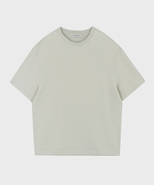 LIEU HOMME(リュウオム)の「オーバーサイズストレッチコットンTシャツ_ライトベージュ(Tシャツ/カットソー・メンズ・その他・L)」の1枚目の写真