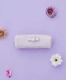 Maison de FLEUR | パールビジュー合皮リボンロングポーチ(ポーチ)