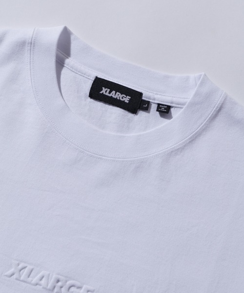 XLARGE(エクストララージ)の「EMBOSSED STANDARD LOGO S/S TEE(Tシャツ/カットソー・メンズ・オリーブ/アッシュ/ブラック/ホワイト・XS/S/M/L/XL/XXL)」の5枚目の写真