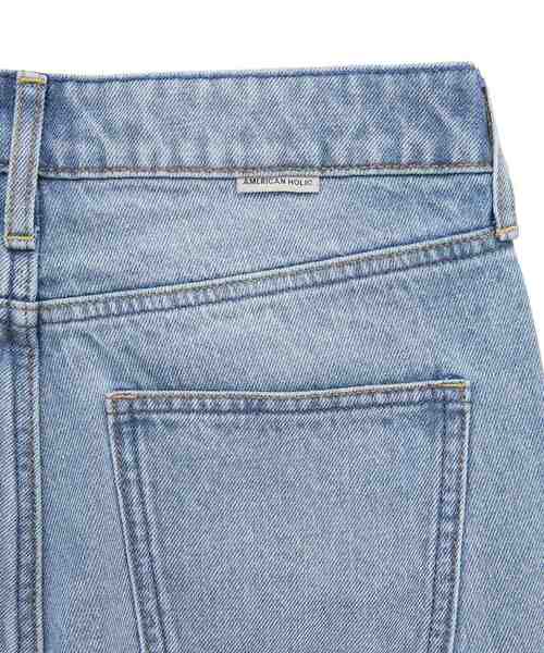 AMERICAN HOLIC（アメリカンホリック）の「セミフレアデニムパンツ（デニムパンツ・レディース・ライトインディゴブルー/ワンウォッシュ・S/M/L）」の16枚目の写真