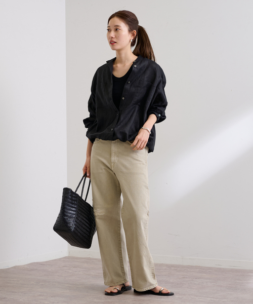 ≪WEB先行 / 追加≫フレンチリネンドロストシャツ（シャツ/ブラウス