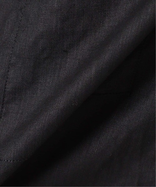 FRAMeWORK（フレームワーク）の「≪WEB先行 / 追加≫フレンチリネンドロストシャツ（シャツ/ブラウス・レディース・ホワイト/ブラック/ネイビー・FREE）」の8枚目の写真