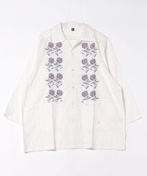 【チャイハネ】ペティナ刺繍MEN'Sシャツ
