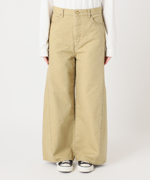 journal standard L'essage（ジャーナルスタンダードレサージュ）の「Duck NEW sideseam パンツ（その他パンツ・レディース・ベージュ・38/36）」の7枚目の写真