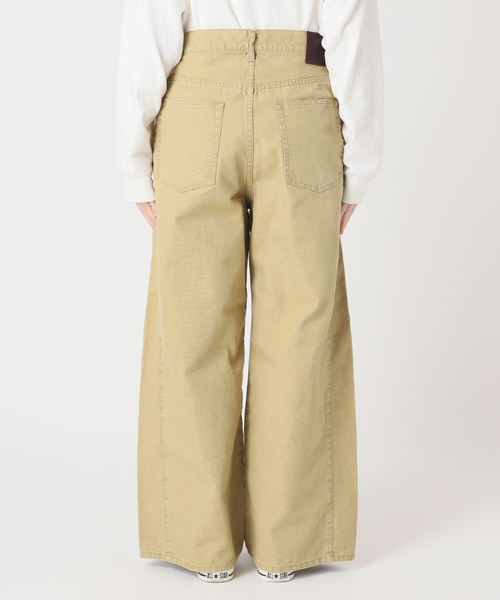 journal standard L'essage（ジャーナルスタンダードレサージュ）の「Duck NEW sideseam パンツ（その他パンツ・レディース・ベージュ・38/36）」の9枚目の写真