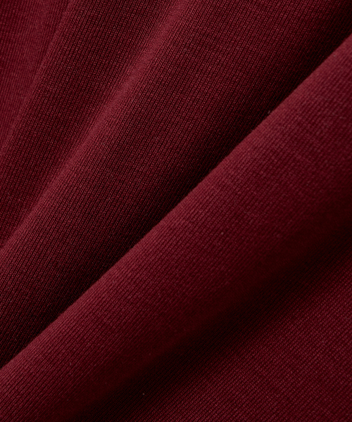 NOIRER（ノイア）の「レイヤードヘンリーネックハーフスリーブTシャツ（ワイングレー）（Tシャツ/カットソー・メンズ・その他・48/50/52）」の6枚目の写真
