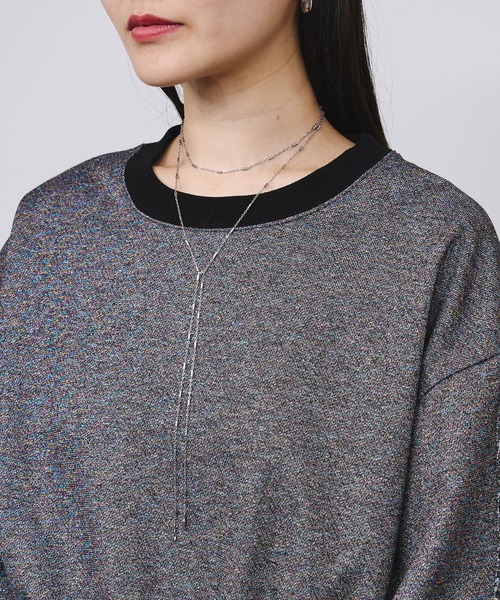 SOAC(ソーク)の「(SOAC)DROP ROLL NECKLACE(ネックレス・レディース・シルバー/ゴールド・ONE SIZE)」の5枚目の写真