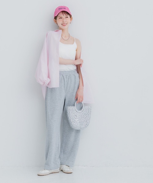 coca（coca）（コカ）の「OUT BRA ベーシックキャミソール（キャミソール・レディース・グレー/ブラック/ホワイト・S/M/L）」の5枚目の写真