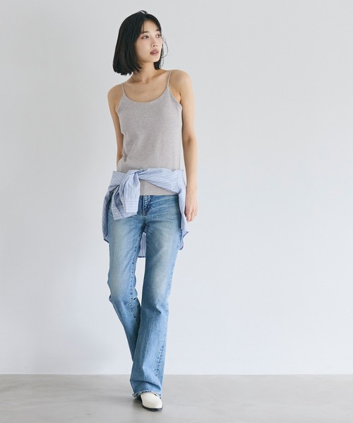 coca（coca）（コカ）の「OUT BRA ベーシックキャミソール（キャミソール・レディース・グレー/ブラック/ホワイト・S/M/L）」の9枚目の写真