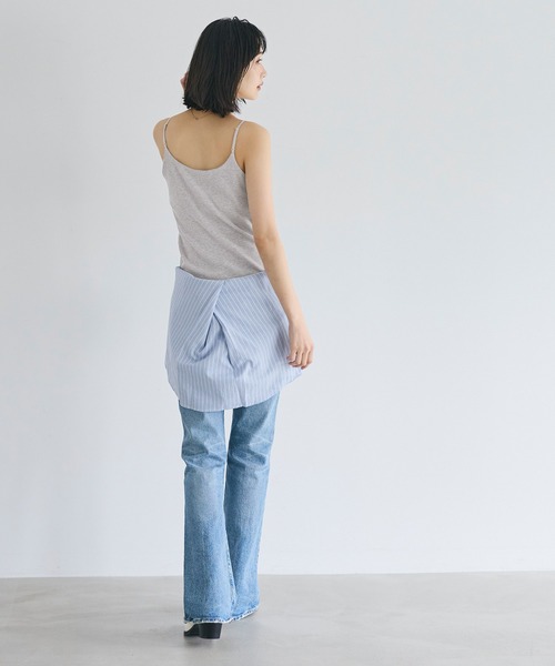 coca（coca）（コカ）の「OUT BRA ベーシックキャミソール（キャミソール・レディース・グレー/ブラック/ホワイト・S/M/L）」の11枚目の写真