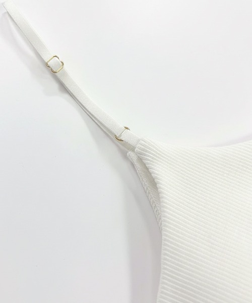 coca（coca）（コカ）の「OUT BRA ベーシックキャミソール（キャミソール・レディース・グレー/ブラック/ホワイト・S/M/L）」の20枚目の写真