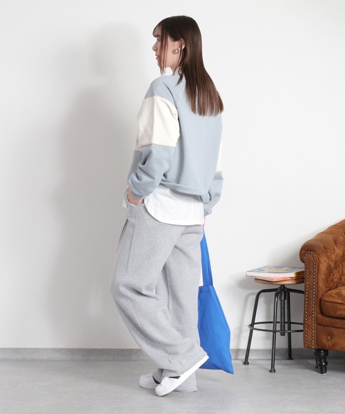 cepo(セポ)の「BLUEDY クマ刺繍ロングスリーブポロシャツ(Tシャツ/カットソー・レディース・サックスブルー/オフホワイト・M)」の17枚目の写真