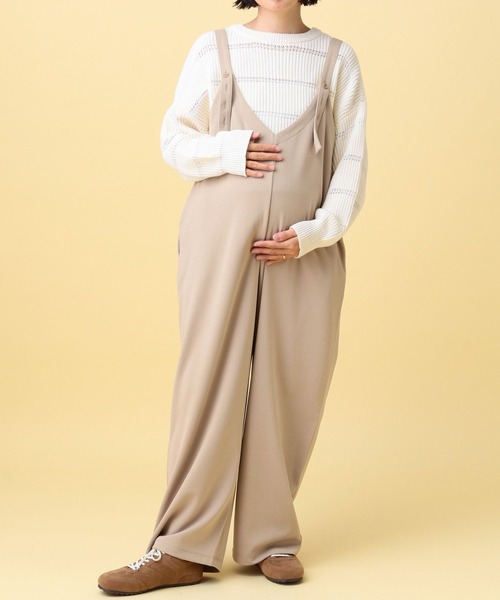 LEPSIM（レプシィム）の「【産前・産後対応】マタニティ／2WAYオールインワン　639319（マタニティウェア/グッズ・レディース・グレー/ベージュ/ブラック・FREE）」の11枚目の写真