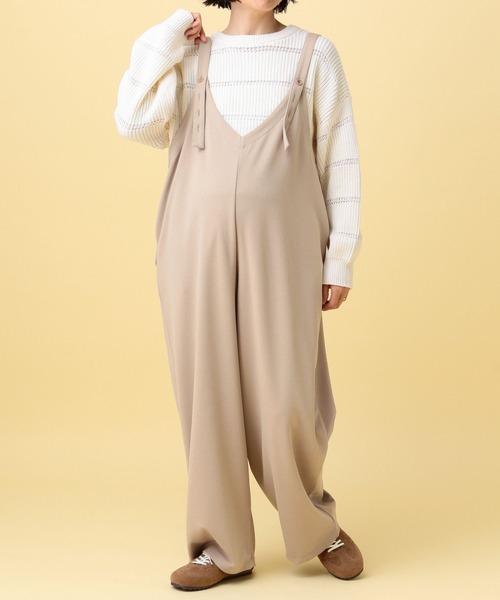 LEPSIM（レプシィム）の「【産前・産後対応】マタニティ／2WAYオールインワン　639319（マタニティウェア/グッズ・レディース・グレー/ベージュ/ブラック・FREE）」の12枚目の写真