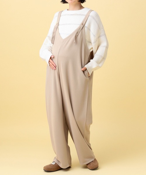 LEPSIM（レプシィム）の「【産前・産後対応】マタニティ／2WAYオールインワン　639319（マタニティウェア/グッズ・レディース・グレー/ベージュ/ブラック・FREE）」の13枚目の写真